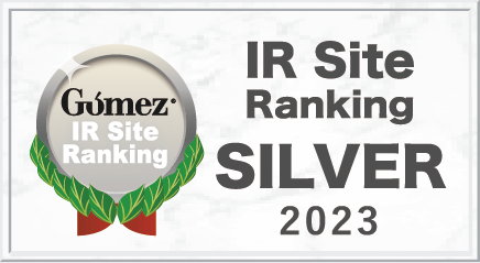 Gomez IR Site Ranking Silver Prize (2023)