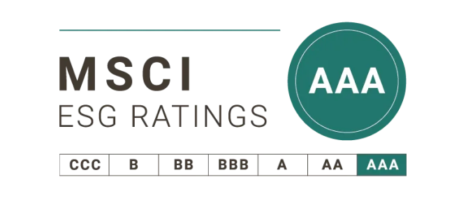 AAA in the MSCI ESG Ratings