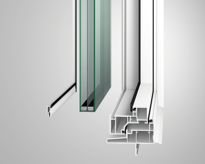 EW cross section that enables easy separation and collection of the resin frame and glass