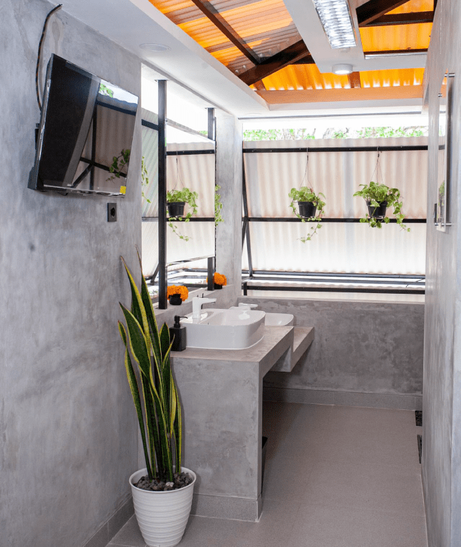Public toilets installed in Bali, Indonesia