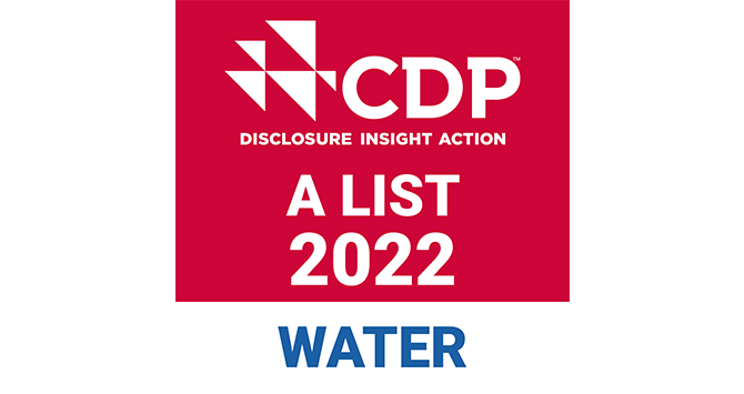 CDP DISCLOSURE INSIGHT ACTION A LIST 2022 WATER SECURITY