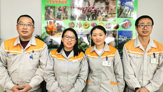 Chinese factory team that provides supplier support