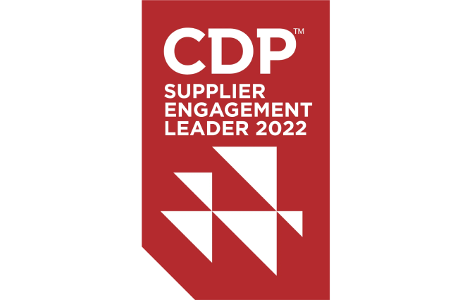 「CDPサプライヤー・エンゲージメント評価」で最高評価の「リーダー・ボード」のロゴ